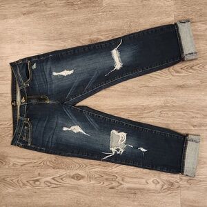 Just Black Ankle Distressed Jeans Size 29